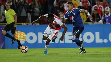 Ayron del Valle y Héctor Urrego en la última edición del clásico capitalino