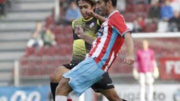 Momento del partido entre el Lugo y el Sabadell.