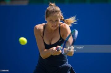 - The 24-year-old Jovanovski, whose ranking has slumped to 129 from the brink of the top 30, has yet to win a match in 2016 with injury sidelining her since February. Her most recent win on the tour was back in November in Carlsbad. Made the third round in Paris in 2013 a year after her only career clash with Radwanska resulted in a first round loss on the same courts where she managed just one game.
Radwanska leads head-to-head 1-0