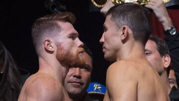 Canelo &Aacute;lvarez y Gennady Golovkin cara a cara