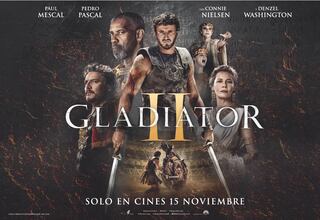 Te invitamos al cine a ver Gladiator II