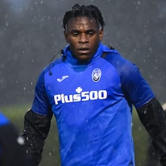 Duván, a terminar 2021 como máximo goleador de Atalanta