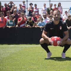 Soldado es el único jugador del Granada que marcó al Barça