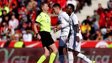 Vinicius, durante el Mallorca-Real Madrid
