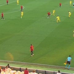 ¡Brahim destrozando la puerta de Ancelotti! Vean su barbaridad en el 2-0 de España
