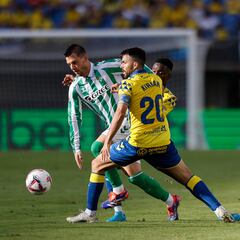 Las Palmas 1-1 Real Betis: resumen, resultado y goles del partido de LaLiga EA Sports