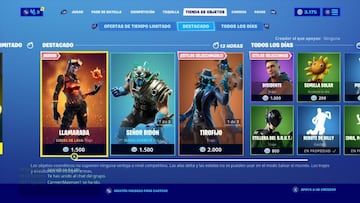 El skin Llamarada/Blaze aparece en la secci&oacute;n &quot;Destacado&quot; de la tienda