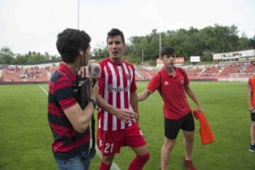 Tristeza de los jugadores del Girona.