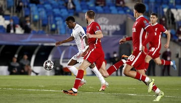 1-0. Vinicius Junior marcó el primer gol.