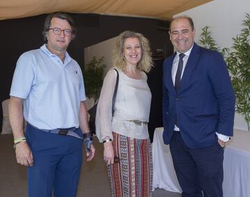 Santiago De la Rocha, Margarita Rodríguez y Javier Matallanas.