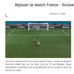 Más de 250.000 franceses firman para que se repita el Francia-Suiza