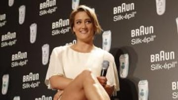 <b>SIN COMPETICIÓN. </b>Mireia Belmonte, en un acto en Madrid.