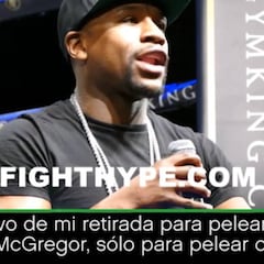 Mayweather: "Vuelvo para pelear con McGregor en junio"