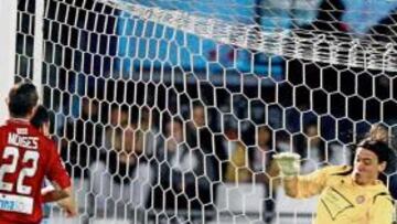 <b>GOL DE ESTRENO. </b>David Rodríguez marcó el 1-0 que supuso su primer tanto en un partido oficial con la camiseta del Celta.