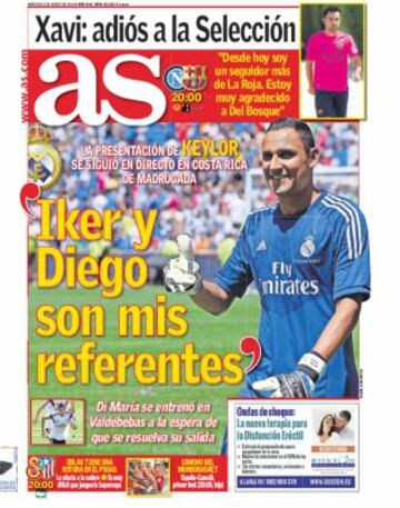 Las portadas de AS de agosto