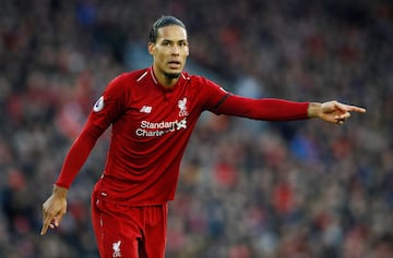 El jugador holandés del Liverpool ocupa la segunda posición con un valor de mercado de 75 millones de euros 