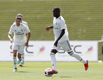 El debut de Vinícius Júnior con el Castilla en imágenes