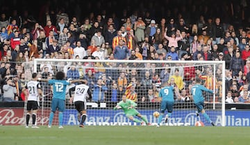 Cristiano Ronaldo marca el 0-2 de penalti. 