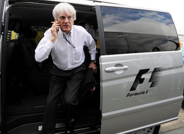 Bernie Ecclestone.