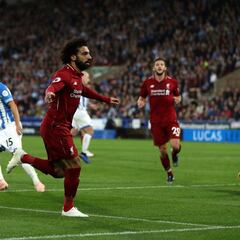 Salah rasca tres puntos para mantener el liderato