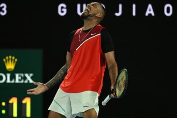 Las reacciones de Nick Kyrgios en su derrota contra Daniil Medvédev