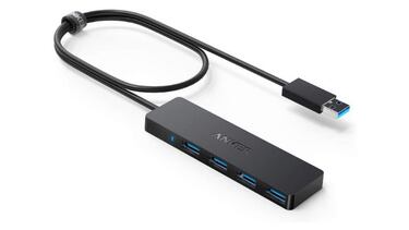 Aumenta los puertos de tu computador con este hub USB con más de 85.000 opiniones