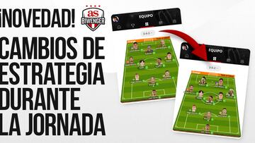 ¡Ahora puedes cambiar tu estrategia en Biwenger durante la jornada!