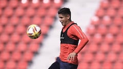 Alan Franco se volvió a entrenar en Independiente y viajará a Brasil