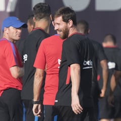 Messi se une al entrenamiento pensando en el Leganés