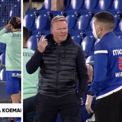Movistar+ capta el momento en que Nyom desquicia a Koeman