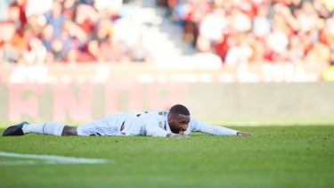 Rüdiger, en el encuentro ante el Mallorca.