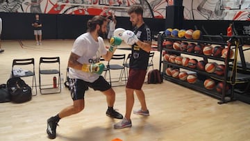 Jonfer, con Ricky Rubio