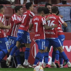 El líder se hace fuerte en El Molinón arropado por su público