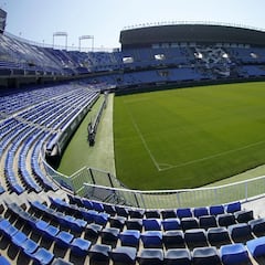 El Málaga cuelga el 'No hay billetes' en La Rosaleda