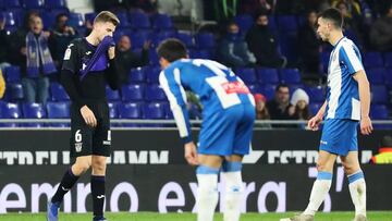 04/01/19 PARTIDO PRIMERA DIVISION 
 ESPANYOL - LEGANES 
 GUMBAU TARJETA ROJA EXPULSION