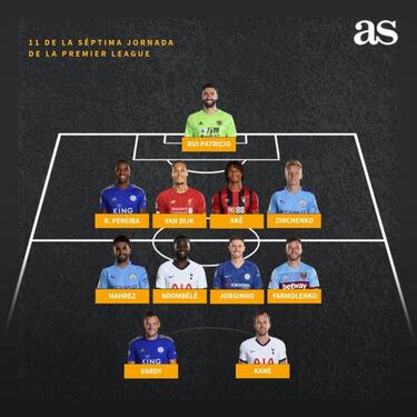 Vardy y el Leicester, protagonistas de la s¨¦ptima jornada