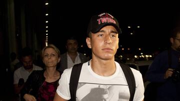 El delantero Emre Mor, a su llegada a Vigo en el verano de 2017 para fichar por el Celta.