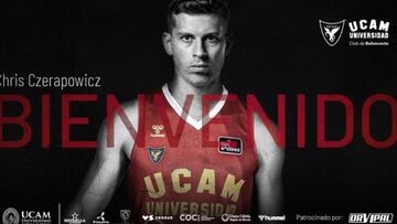 El UCAM Murcia, de la Liga Endesa, ha fichado al alero sueco Chris Czerapowicz, de 29 años y 2,02 metros de estatura. Procede del Monbus Obradoiro.