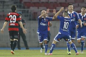 Universidad de Chile recibe a Rangers en el Estadio Nacional, por la sexta jornada de la fase grupal de Copa Chile.