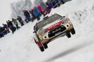 Mads Ostberg (Citroen Total Abu Dhabi WRT Citroen DS3 WRC) Rally de Suecia 2015.