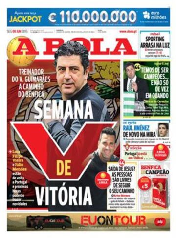 Portadas de la prensa deportiva