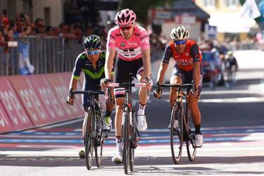 Giro de Italia 2017, etapa 18: Landa roza la victoria, los gallos sestean