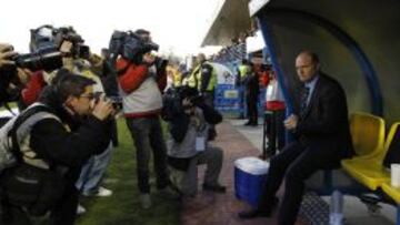 Mel, en el banquillo de Alcorcón.