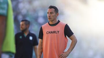 during the 3rd round match between Leon and Santos as part of the Torneo Clausura 2024 Liga MX at Nou Camp -Leon- Stadium on January 27, 2024 in Leon, Guanajuato, Mexico.