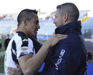 Alexis con Simeone.