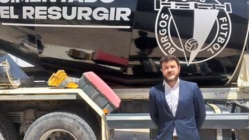 Diego Martínez, gerente del Burgos CF.