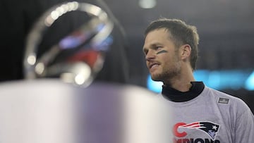 FOXBORO, MA - JANUARY 22: Tom Brady #12 of the New England Patriots celebrates after defeating the Pittsburgh Steelers 36-17 to win the AFC Championship Game at Gillette Stadium on January 22, 2017 in Foxboro, Massachusetts.   Maddie Meyer/Getty Images/AFP
 == FOR NEWSPAPERS, INTERNET, TELCOS &amp; TELEVISION USE ONLY ==