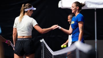 Badosa y Muguruza, preparadas antes del sorteo de Guadalajara