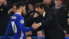 Conte, sobre Hazard y el Madrid: "Que se centre en el presente..."