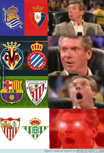 Los mejores memes de la jornada del fin de semana